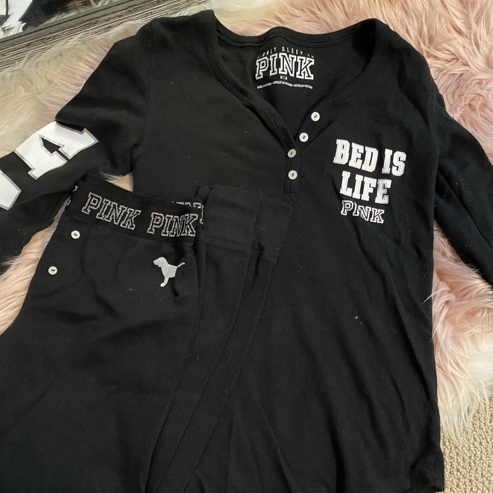 VS PINK Matching PJ Set